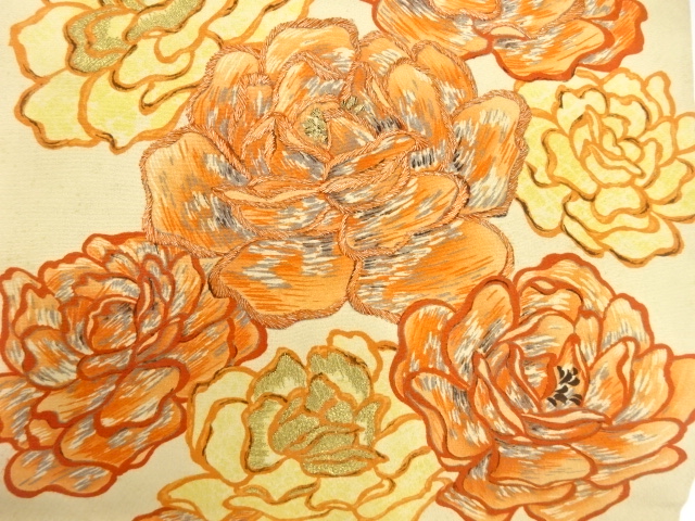 Japanese Kimono / Zugawari Combined weave